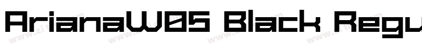 ArianaW05 Black Regu字体转换 ArianaW05 Black Regu字体转换